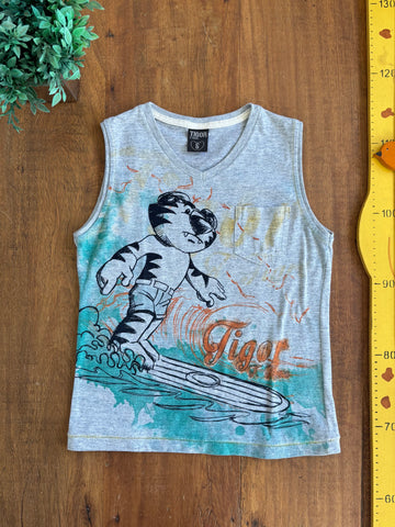 Camiseta Regata Infantil Tigor T Tigre TAM 6 Anos