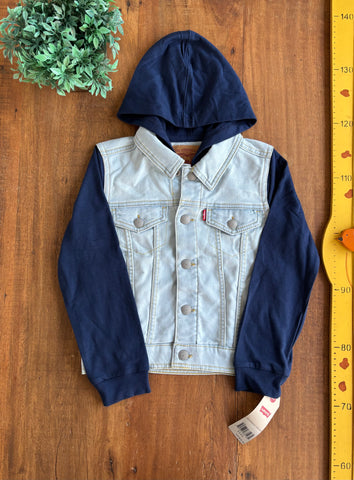 Jaqueta Infantil Capuz Levi's Nova Original TAM 5-6 Anos
