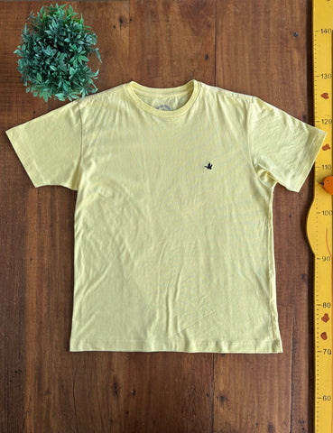 T-Shirt Manga Curta Gola Careca Brooksfield TAM 12 Anos