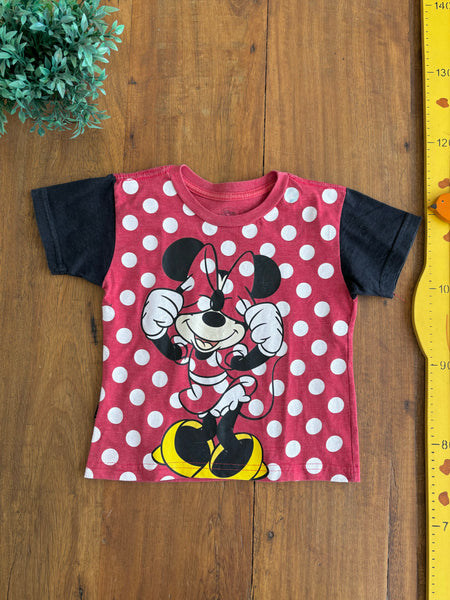 Camiseta Minnie Disney TAM 4 Anos