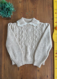Suéter Tricot Zara Infantil Bege TAM 11/12 Anos