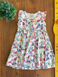 Vestido Infantil Fuzarka Borboletas TAM 5/6 Anos