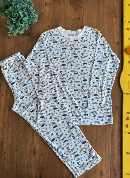 Pijama Infantil Inverno Adventure Papa's Wave TAM 8 Anos