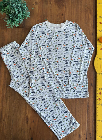 Pijama Infantil Inverno Adventure Papa's Wave TAM 8 Anos