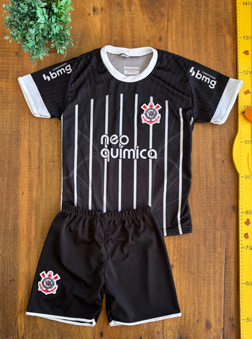 Conjunto Futebol Infantil Corinthians Astros Sports TAM 10 Anos