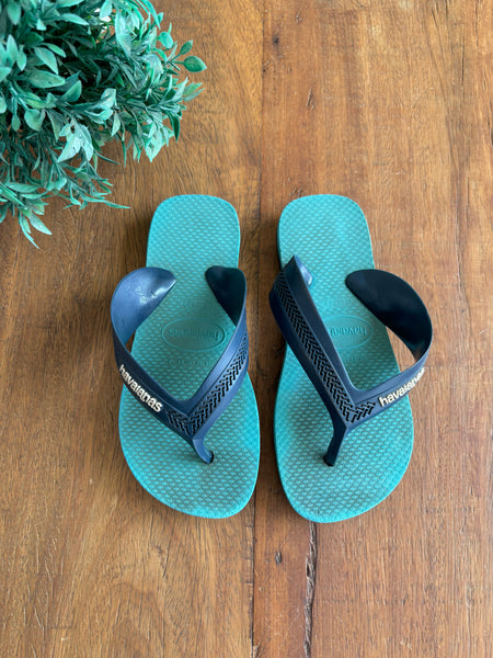 Chinelo Havaianas Azul TAM 31/32