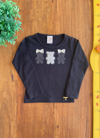 Camiseta Urso Tiny Joy TAM 3 Anos