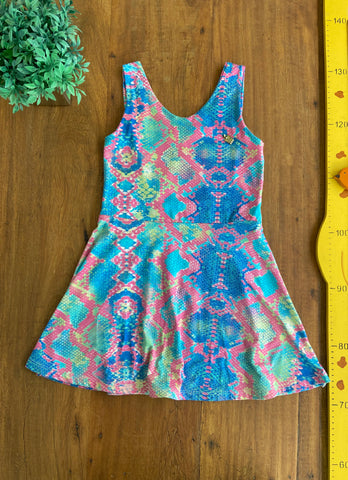 Vestido Colorittá Tecido Fresco Colorido | Usado TAM 6 Anos