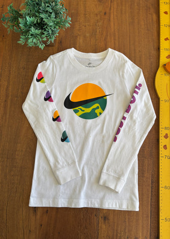 Camiseta Manga Longa Infantil Nike TAM 8/9 Anos (S)