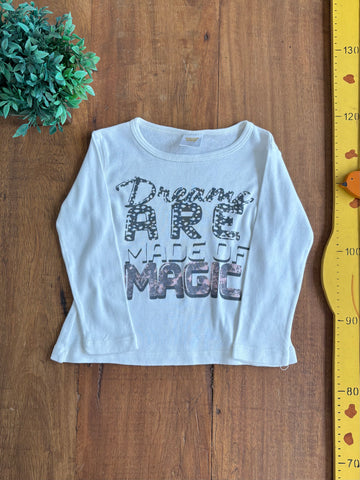 Camiseta Infantil Manga Longa Have Fun TAM 2 Anos