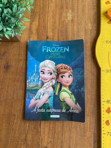 Livro Disney - Mundo Frozen - A Festa Surpresa de Anna