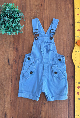 Jardineira Infantil Catimini Azul TAM 18 Meses 80 cm