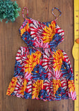 Vestido Infantil Detalhe Lateral TAM M 7 a 9 Anos