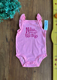 Body Carter's Regata Rosa Regata Novo TAM 18 Meses