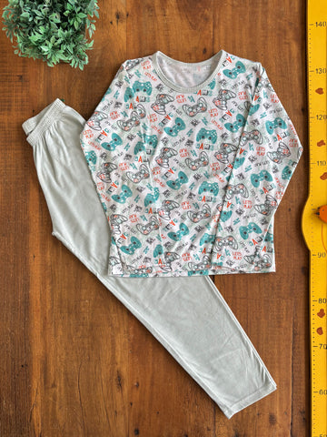 Pijama Infantil Petit Poa Play TAM 10 Anos
