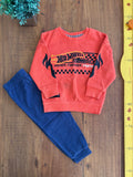 Conjunto Moletom Infantil Hotwheels TAM 2/3 Anos 98 cm