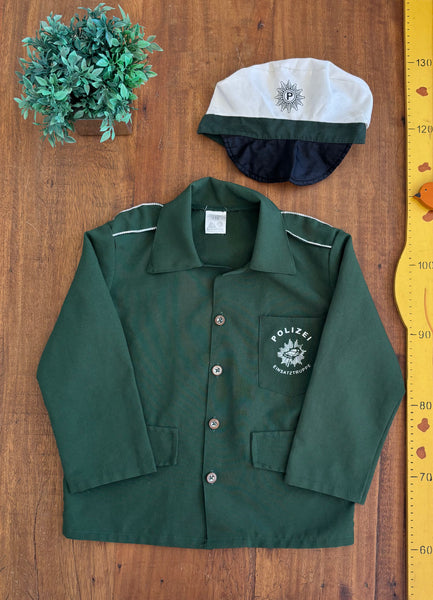 Fantasia Infantil Polícia Alemã Fries TAM 5/ Anos (116 cm)
