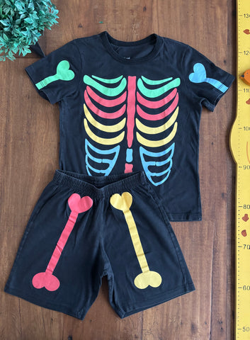 Pijama Infantil Veggi Esqueleto TAM 6 Anos
