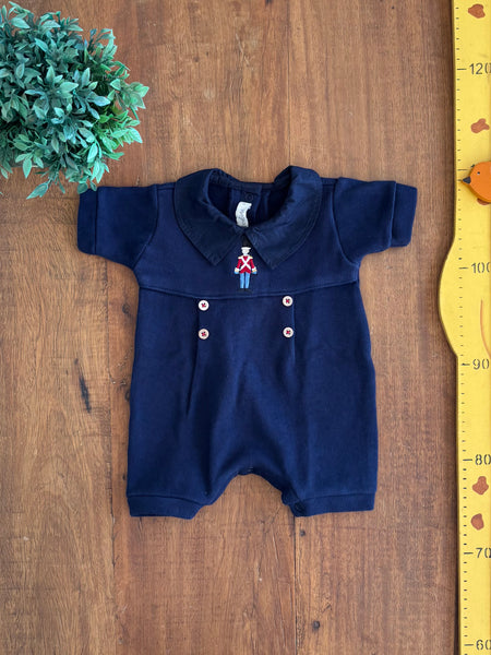 Romper Soldadinho de Chumbo 100% Algodão Clémentine Bébé TAM P (3 Meses)