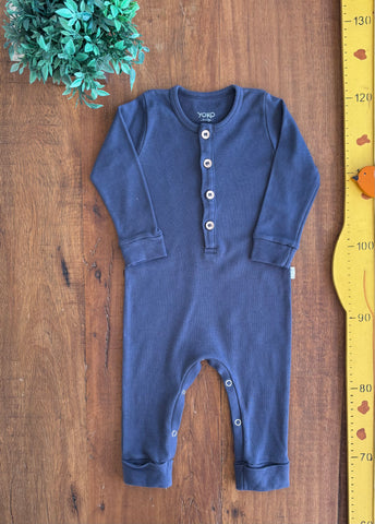 Macacão Bebe Manga Longa Yoko Baby TAM 3 a 6 Meses