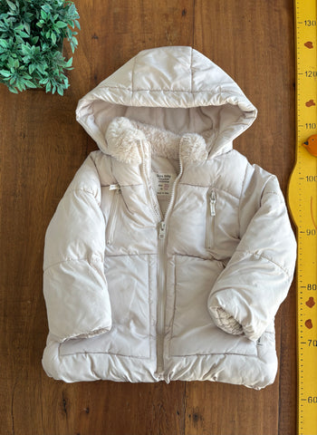 Jaqueta Infantil Zara Puffer Inverno TAM 3-4 Anos