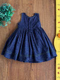 Vestido Infantil Azul Marinho Early Days TAM 3 a 6 Meses