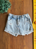 Short Saia Jeans Kids Denim Girls TAM 9/10 Anos 140 cm