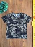 Camiseta Infantil Camuflada Trick Nick TAM 8 Anos