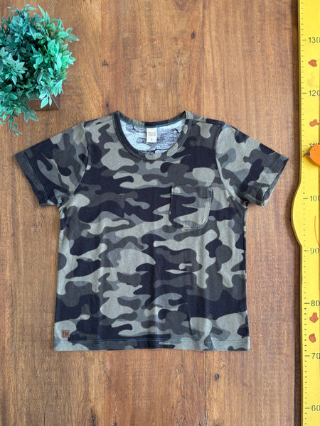 Camiseta Infantil Camuflada Trick Nick TAM 8 Anos