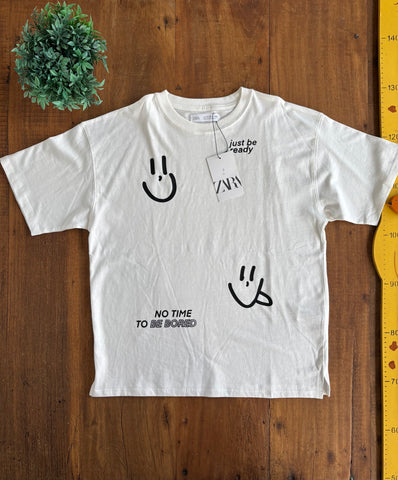 Camiseta Infantil Estampada Zara Nova TAM 11 - 12 Anos