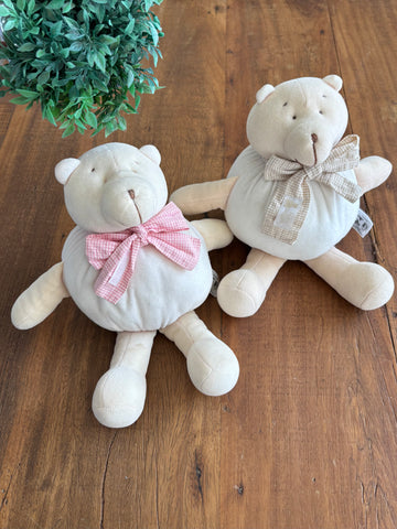 Urso Bimbi Plush Bege Paola Da Vince TAM 30 cm