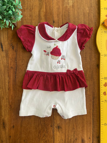Romper Cup Cake TAM 6 Meses 18.90
