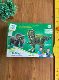 Quebra-cabeça EVA  Dino Blocks T-Rex & Triceratops - Fanfun