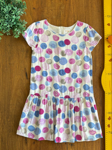 Vestido Infantil Gymboree Bolas Coloridas TAM 6 Anos