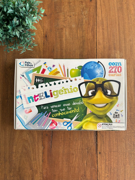 Jogo de Tabuleiro Inteligenio com 270 Cartas Pais e Filhos