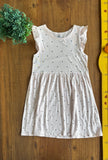 Vestido Infantil H&M  Rosa Corações TAM 6 a 8 Anos