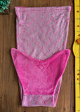 Cobertor Infantil Cauda De Sereia Rosa TAM 1.25 X 55 cm