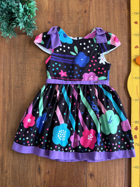 Vestido Mon Sucré Infantil Florecer TAM 4 Anos