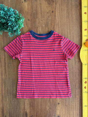 Camiseta Infantil Polo Ralph Lauren Vermelha TAM 5 Anos