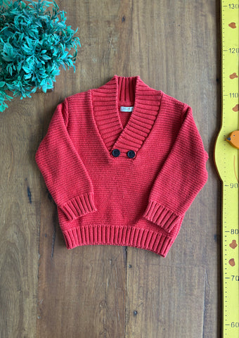 Blusa Frio Tricot Bebé Sueré TAM 2 Anos