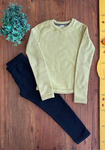 Conjunto Moletom e Calça Forrados Inverno Polartec Solo TAM 8 Anos