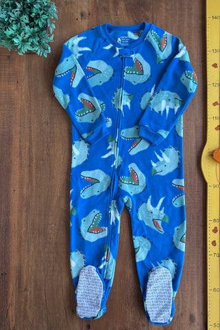 Macacão Fleece Carter’s Novo Infantil Azul TAM 4 Anos