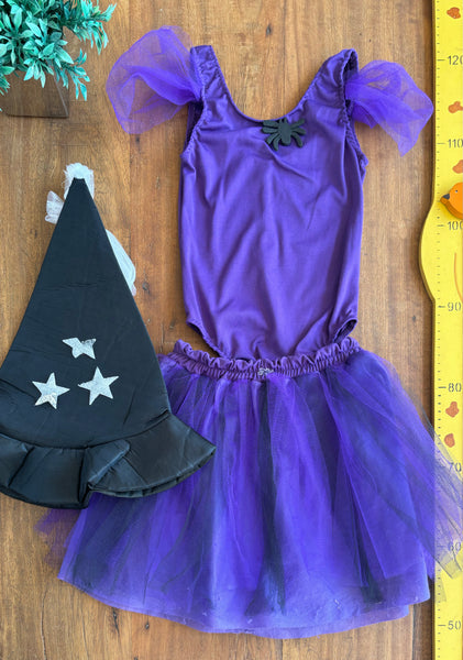 Fantasia Halloween Bruxa Infantil Sulamericana TAM 6 a 8 Anos