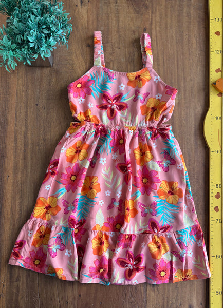 Vestido Infantil com Abertura Lateral Fuzarka TAM 9/10 Anos 140 cm