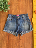 Shorts Jeans Franjinha Marisa TAM 10 Anos