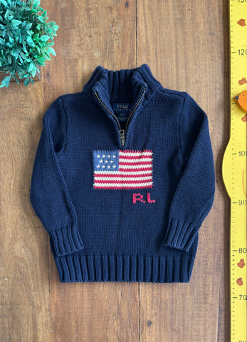 Blusa Tricot Polo Ralph Lauren Original TAM 4 Anos