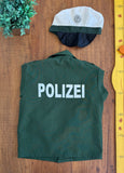 Fantasia Infantil Polícia Alemã Fries TAM 5/ Anos (116 cm)