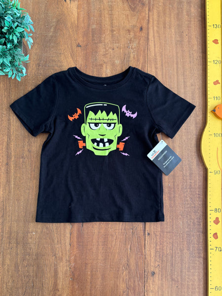Camiseta Halloween Frankenstein Celebrate Nova TAM 5 Anos