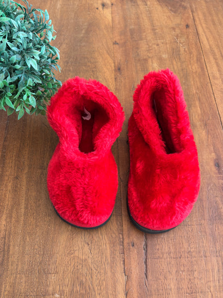 Pantufa Botinha Infantil Menina Pelúcia Inverno TAM 32-33