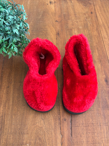 Pantufa Botinha Infantil Menina Pelúcia Inverno TAM 32-33